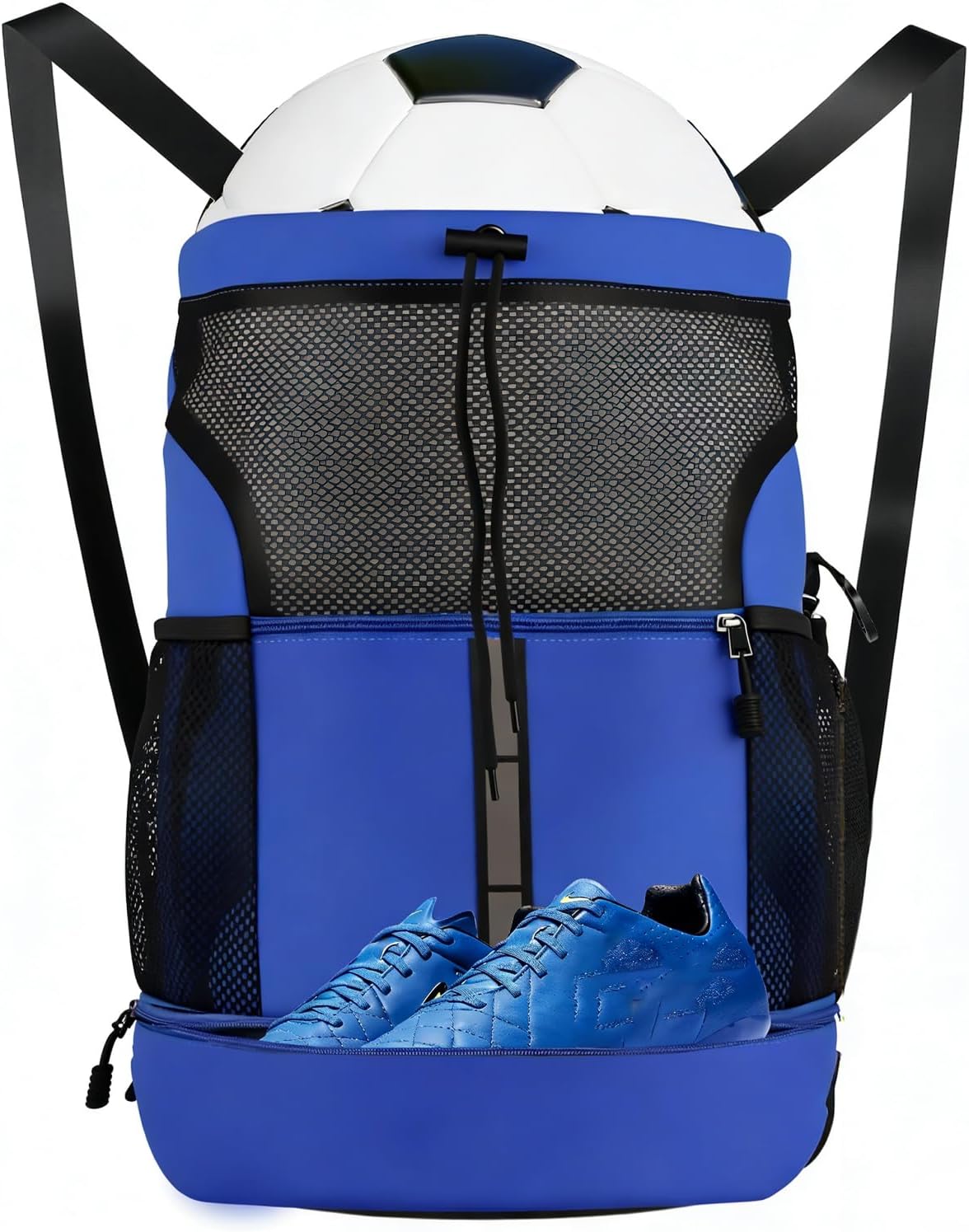 Drawstring Backpack，Soccer Bag with Shoe Compartment，Basketball Backpack ，Football Drawstring Bag