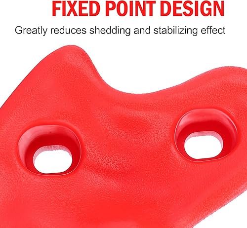 Miniatura 8 de Alvinlite Paquete de 10 soportes para escalada en roca para niños y adultos, agarres de pared de roca para interiores y exteriores, construye pared