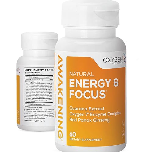 Awakening Natural Energy & Focus Nootropic Supplement with Panax Ginseng,