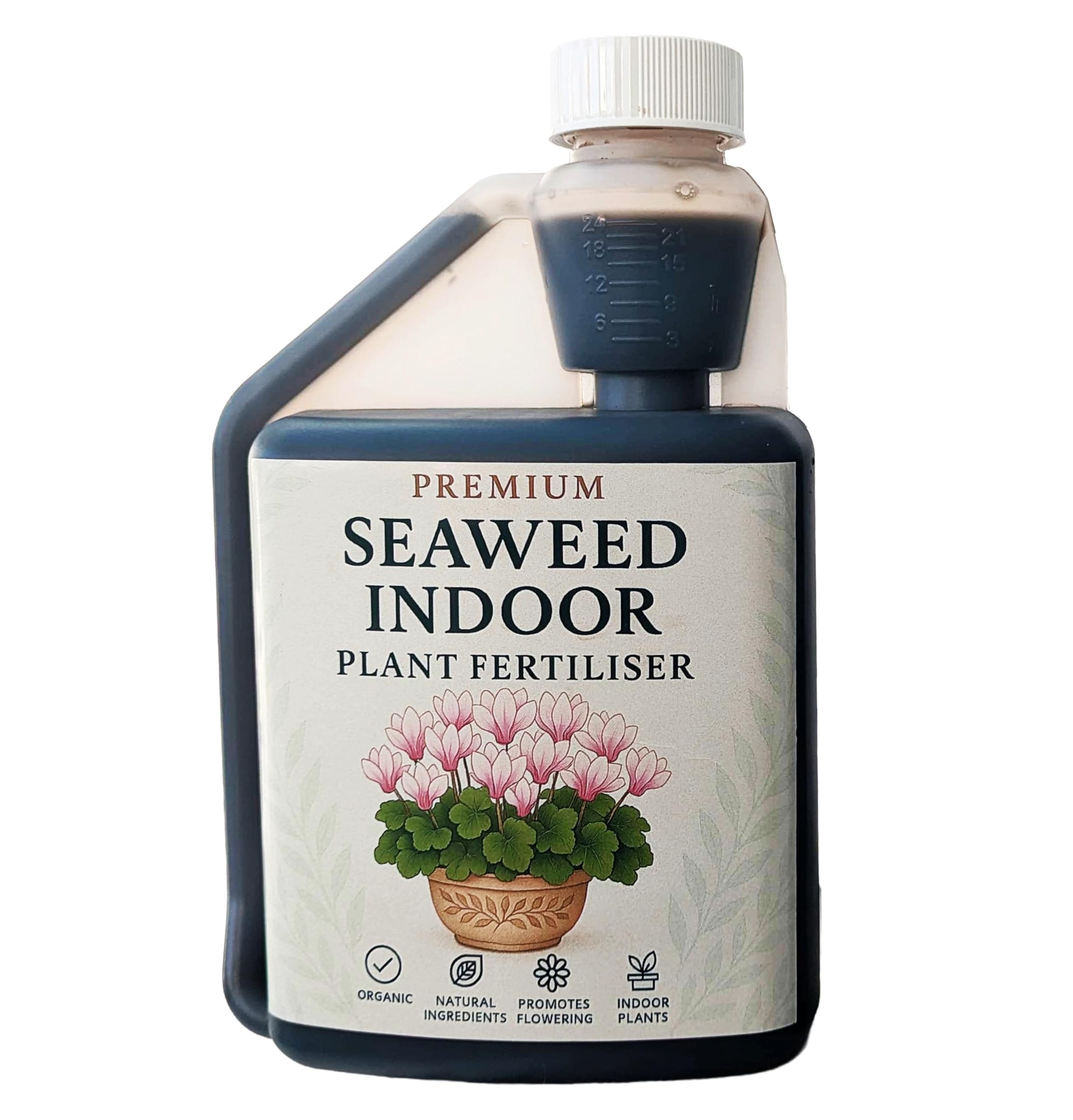 Seaweed Fertiliser Indoor Plants 500ml โ Organic Liquid Houseplant Feed for Strong Roots & Healthy Growth โ Sunshine Renewables UK