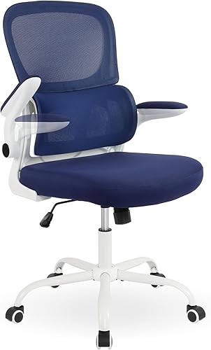 Silla de oficina ergonómica, silla de escritorio de oficina en casa con soporte lumbar, silla de trabajo para computadora con ruedas, silla disponible en Yaxa Peru