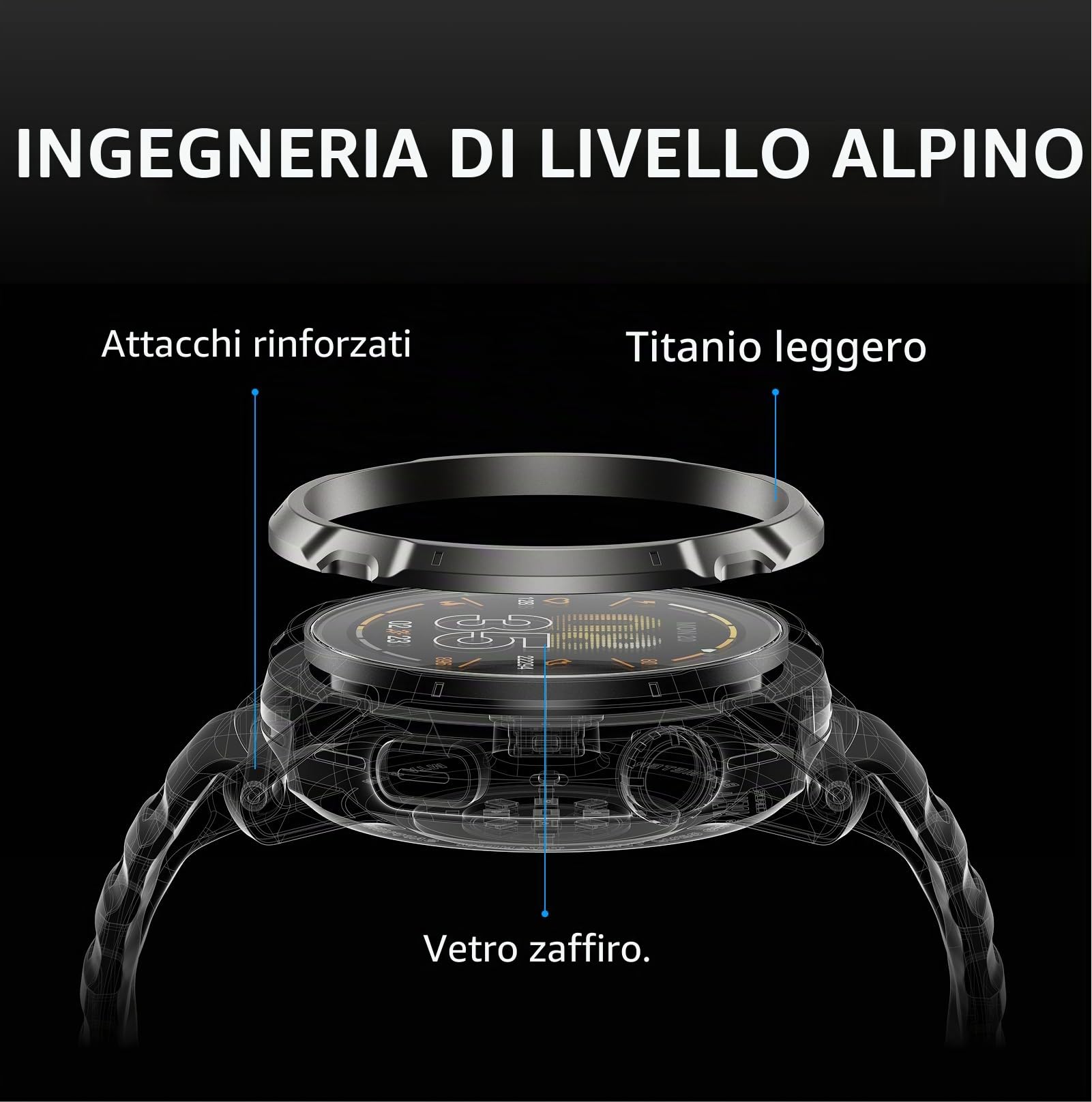 COROS APEX 4 (42 mm) Orologio GPS, 1,2" touchscreen MIP, mappe globali con navigazione turn-by-turn, durata della batteria di 34 giorni, microfono per registrare note vocali (Nero, 42mm)