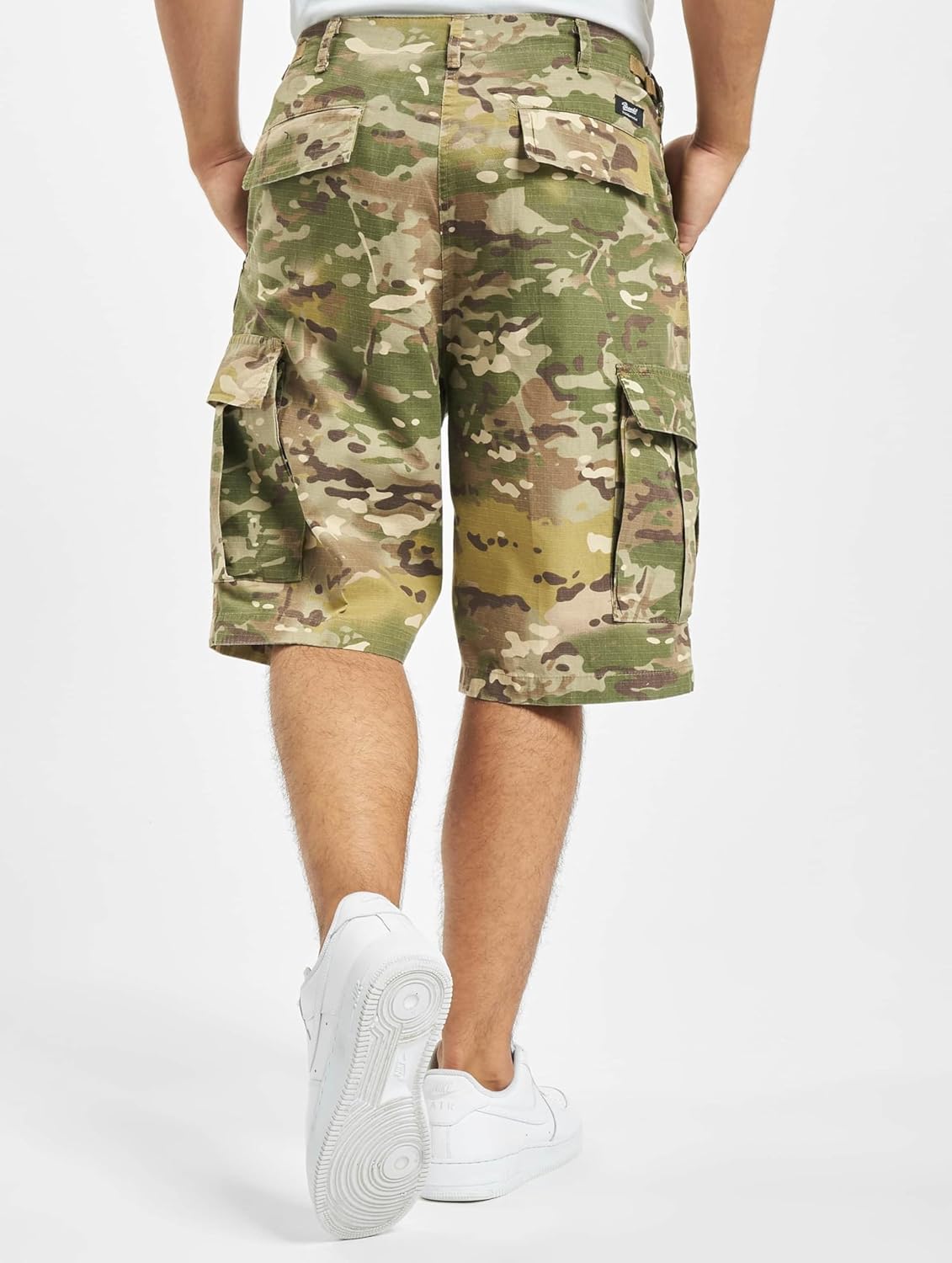Brandit Men's BDU Ripstop Cotton Durable Breathable Multi Pocket Tactical Casual Active Outdoor Cargo Shorts