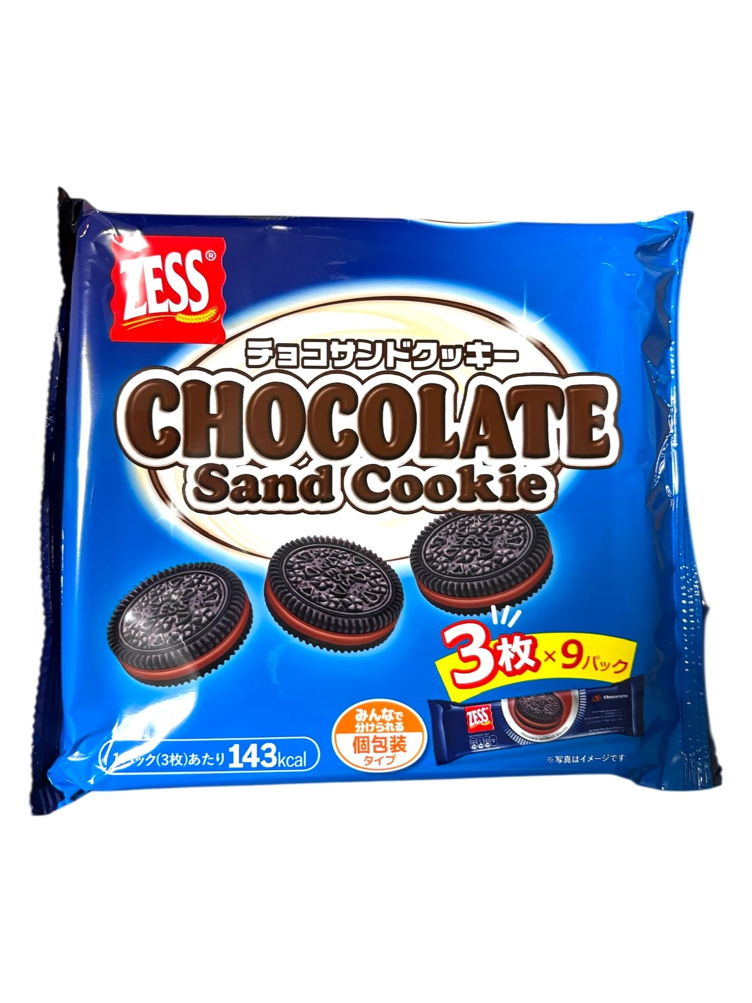 Amazon.co.jp: ZESS チョコサンドクッキー CHOCOLATE Sand
