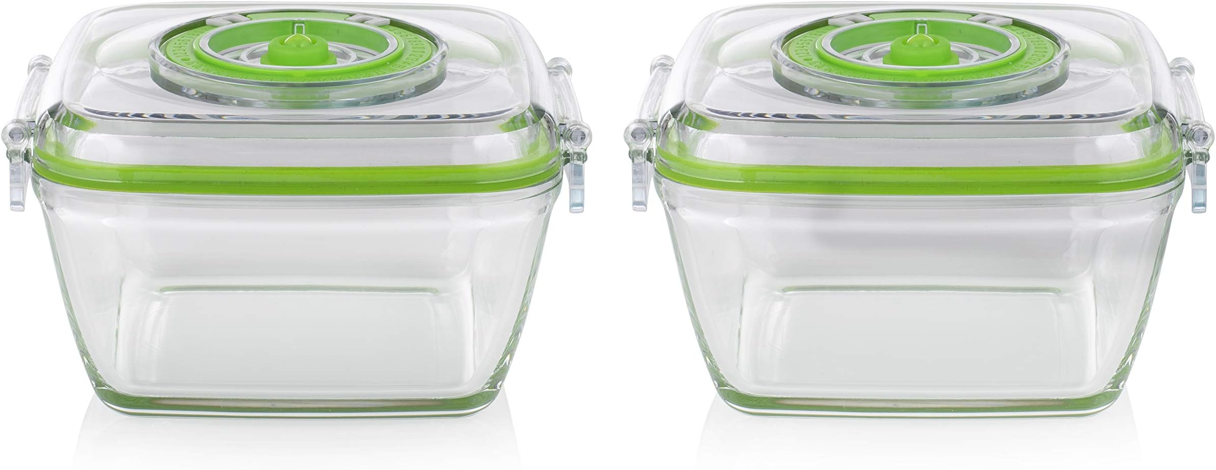 Boîte De Conservation Hermétique - Verre - 1040ml - Sans BPA - Empilable - Rectangulaire - Maison