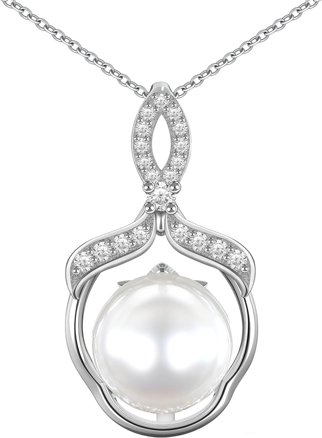 Freshwater Pearl Necklace for Women Gold Plating, Hypoallergenic Adjustable 18"+2" Gift for Wife, Mother, Mom, Anniversary, Birthday, Christmas