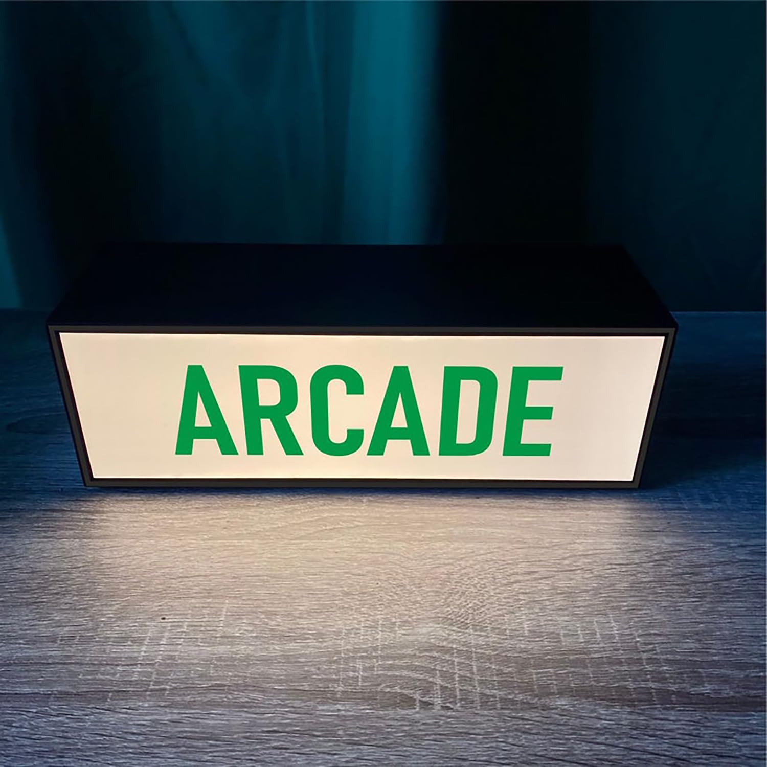 Arcade RGB LED Neon Lightbox with Remote Control Wall Mountable Pulsing Studio Warning Sign Illuminated Lights Sign for Cinema Libraries Cafes Home Company Desk Wall Decor USB Powered