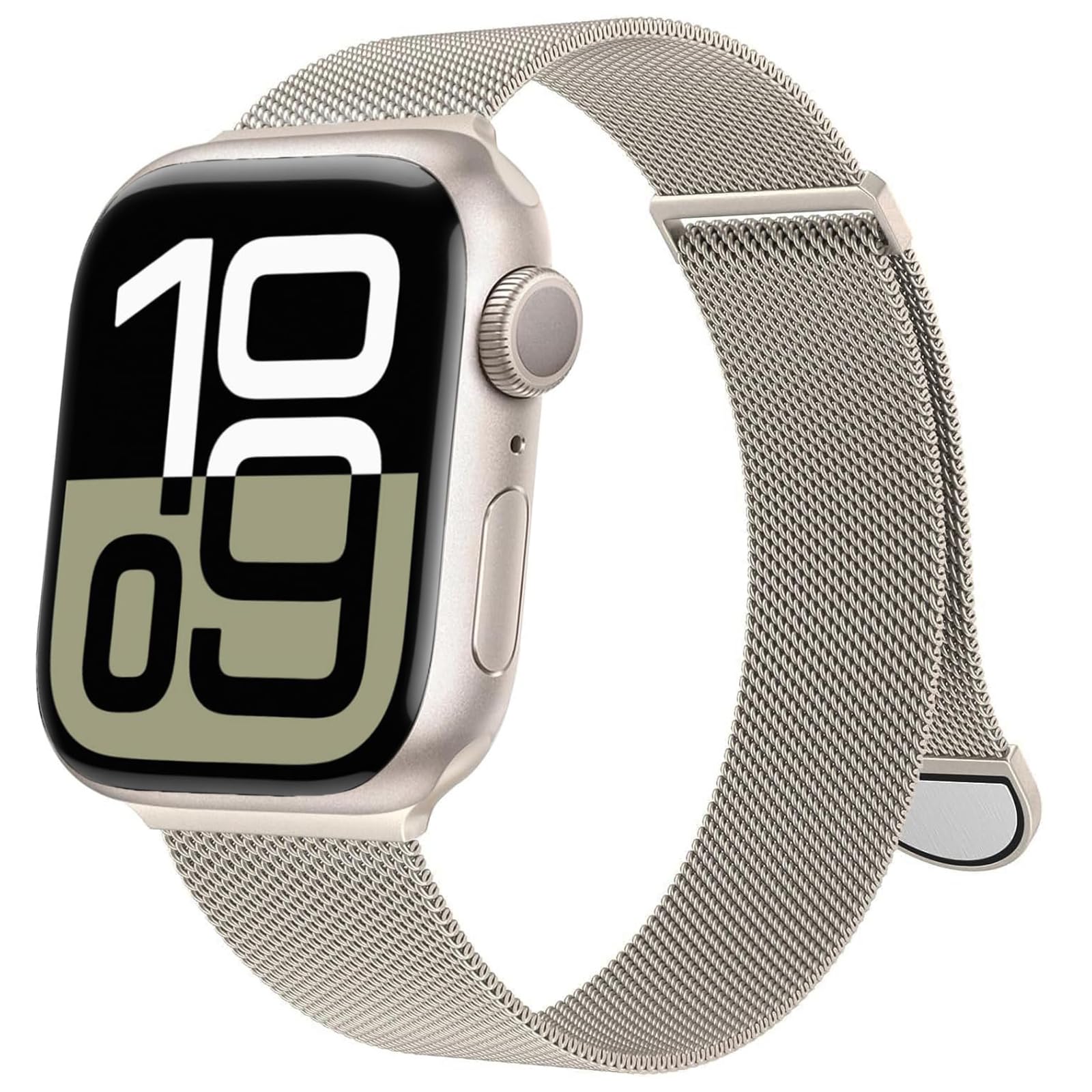 ORRLBB Kompatibel mit Apple Watch Armband Series 11 10 9 8 7 6 5 4 Ultra SE 3 2 1 Damen Herren, Magnetische Metall Edelstahl Armbänder für iWatch 49mm 46mm 45mm 44mm 42mm 41mm 40mm 38mm