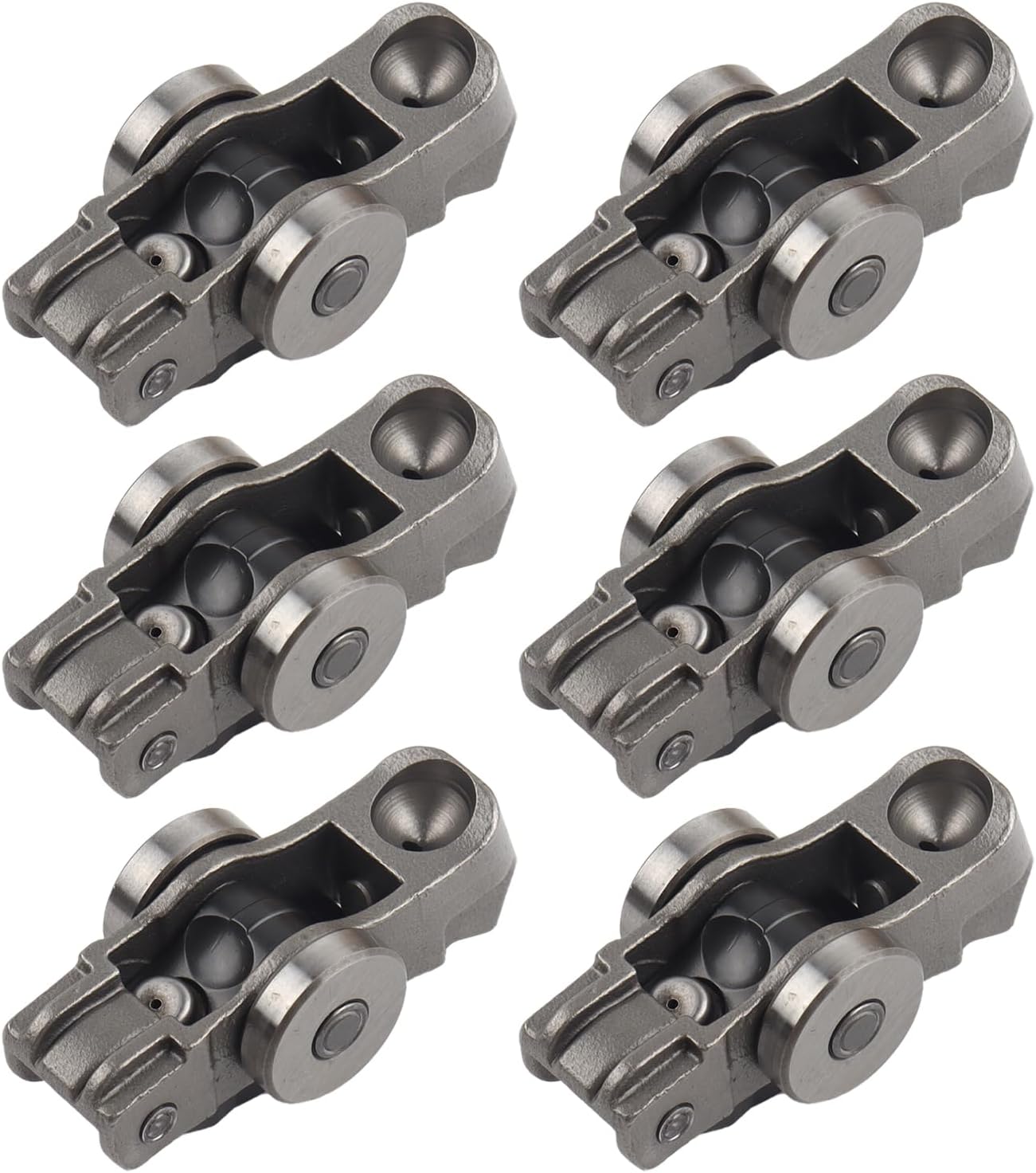 6 Pcs Intake Left or Right Valve Rocker Arm Compatible with 2016-2024 Chrysler Pacifica, Dodge Durango, Jeep Wrangler, Grand Cherokee, Ram ProMaster 1500 V6 3.6L Replace# 5047896AC 5047896AD