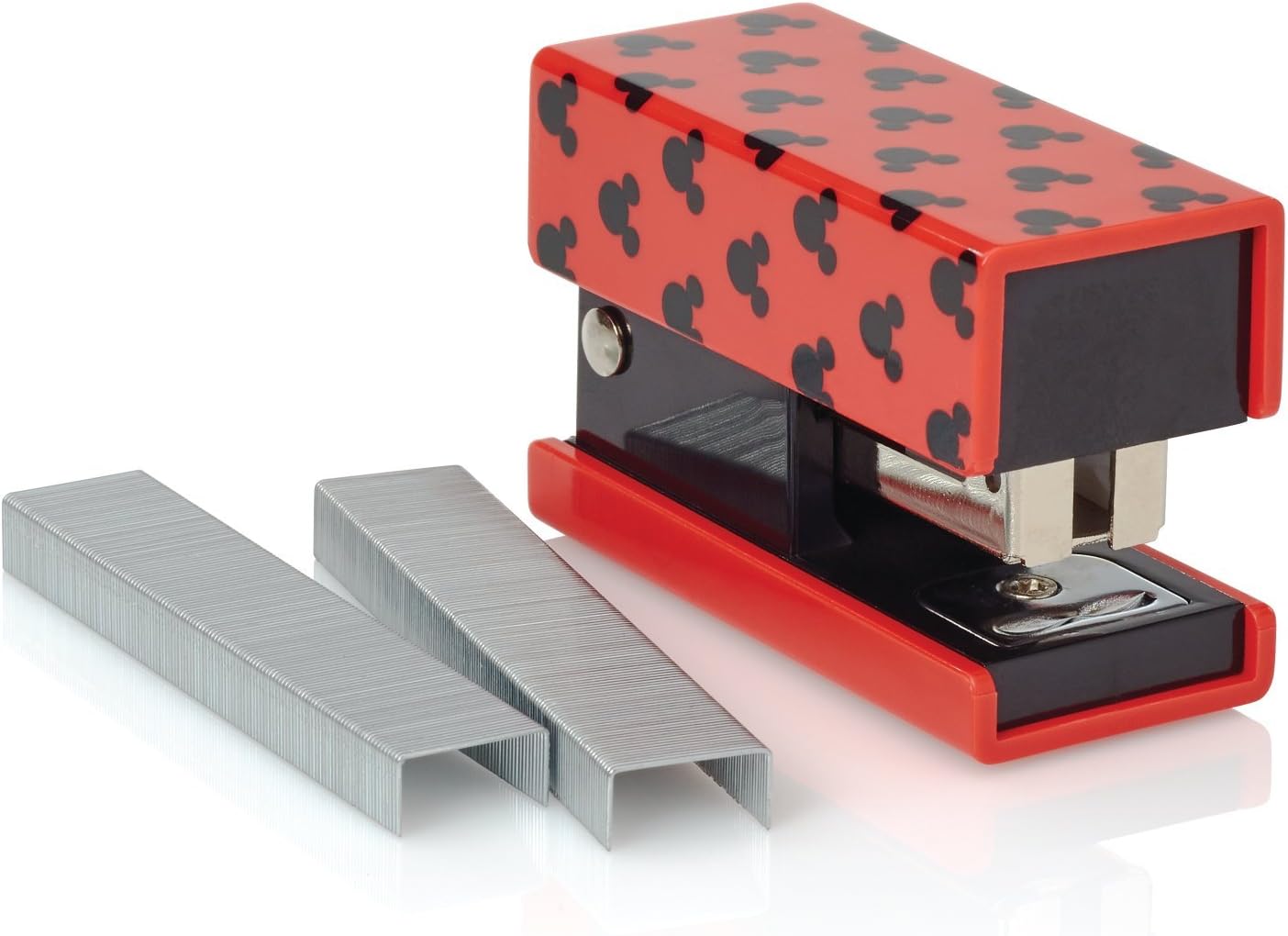 Disney Mickey Mouse Minnie Mouse Stapler by Swingline, Mini, 12 Sheets, Red/Black (S7087952)