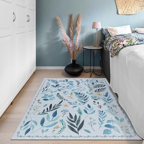 Miniatura 6 de Syalife Alfombras de área de 2 x 3, antideslizantes, lavables, pequeñas para entrada, cocina, baño, habitación de los niños, alfombra de entrada de