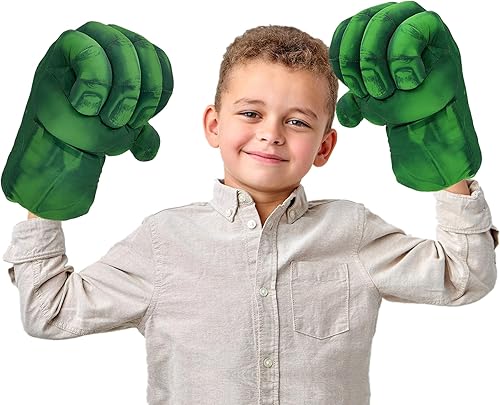 Guantes de superhéroe para cosplay, guantes de disfraces, guantes de boxeo, juguetes de superhéroe, guantes de felpa suave, par para niños,