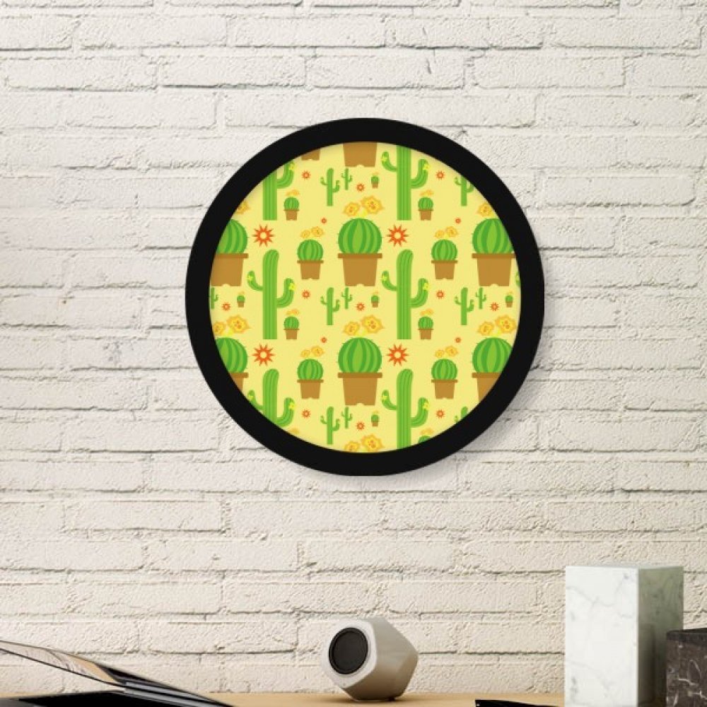 Stickers muraux cactus grand cadre pour cacher les imperfections d'un mur vide