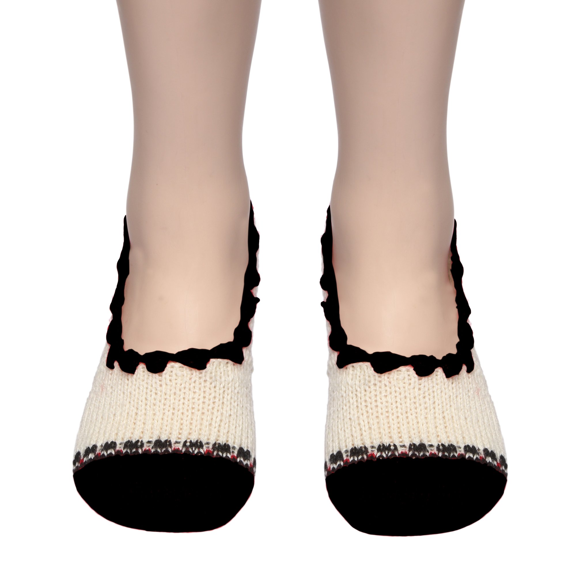 KCSOCKS Handmade woolen socks (women) KC Hand Knitted Socks (Half work of Crochet)-image-16