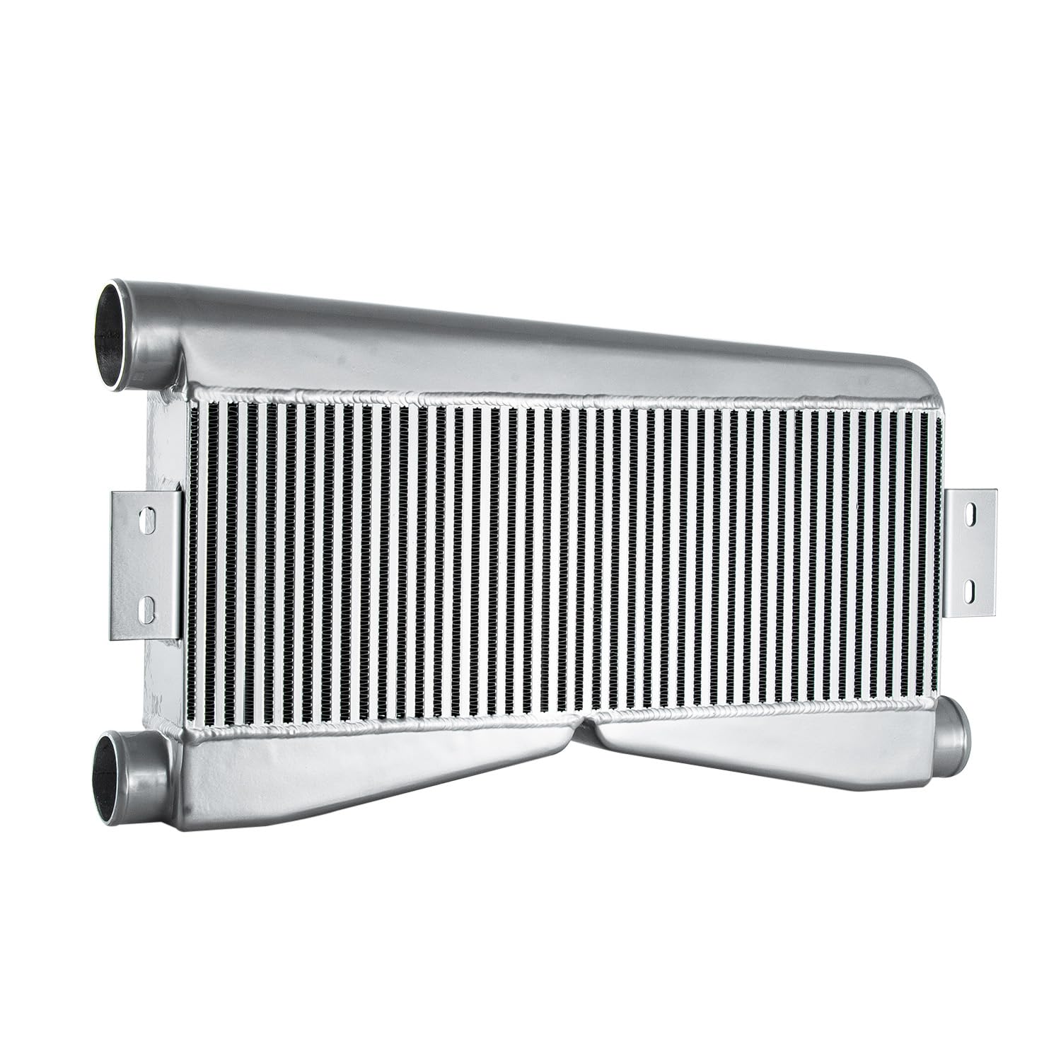 Intercooler doppio turbo universale 61 x 22,9 x 8,9 cm, barra e piastra personalizzata (2 in/1 out) SL