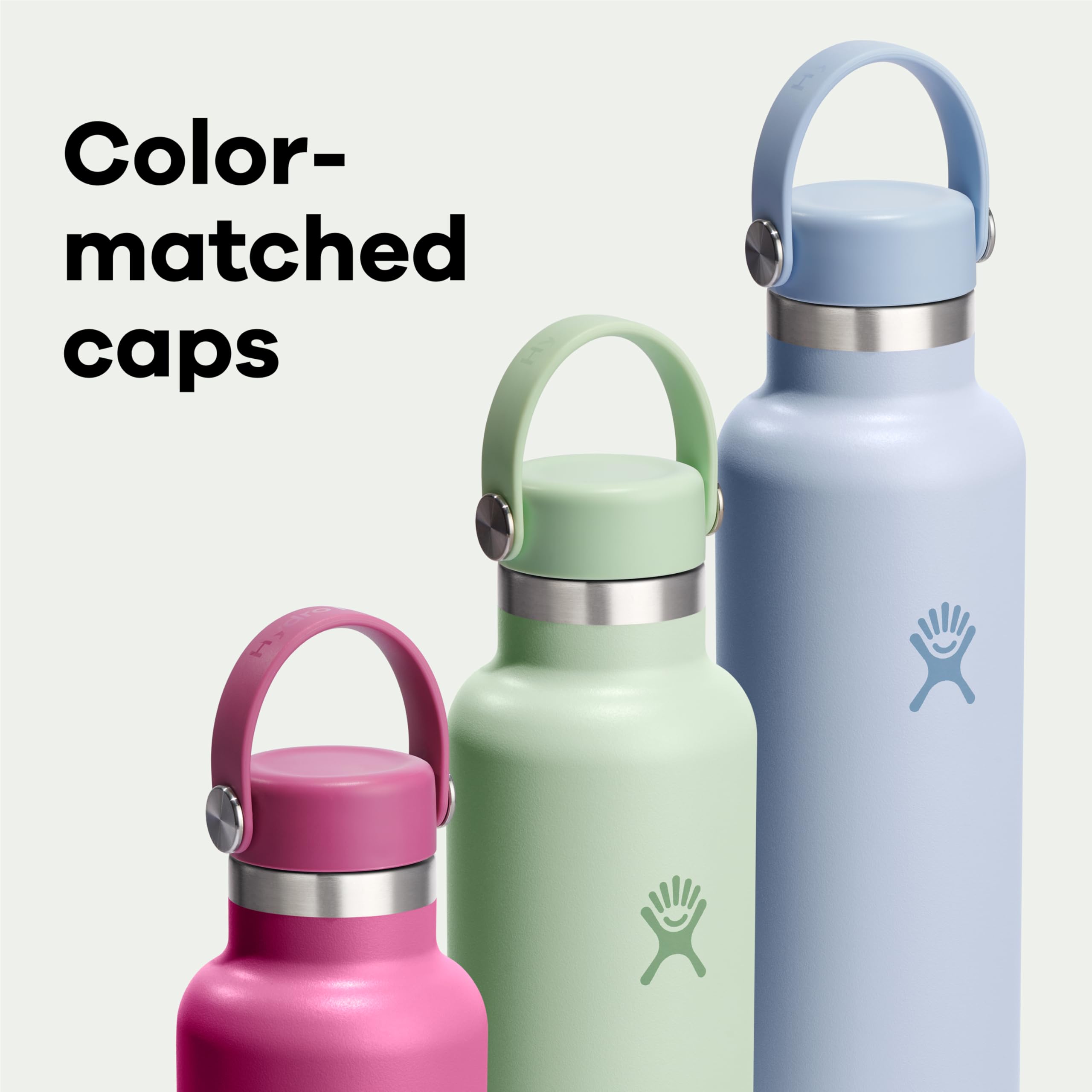 Amazon.com: Hydro Flask Water Bottle - Insulated Stainless Steel - Non  Spill, Leakproof in 21 Oz Birch Gray : Home & Kitchen