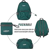Vista 6 de G4Free 20L Lightweight Packable Backpack Travel Hiking Daypack Foldable Backpack for Men Women