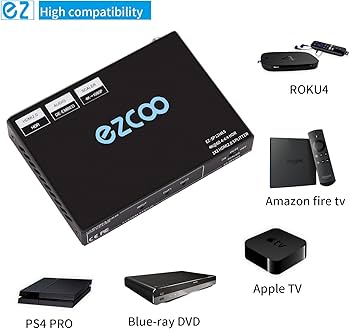 Amazon | EZCOO HDMI分配器 1入力2出力 1x2 HDMI スプリッター 4K 60Hz