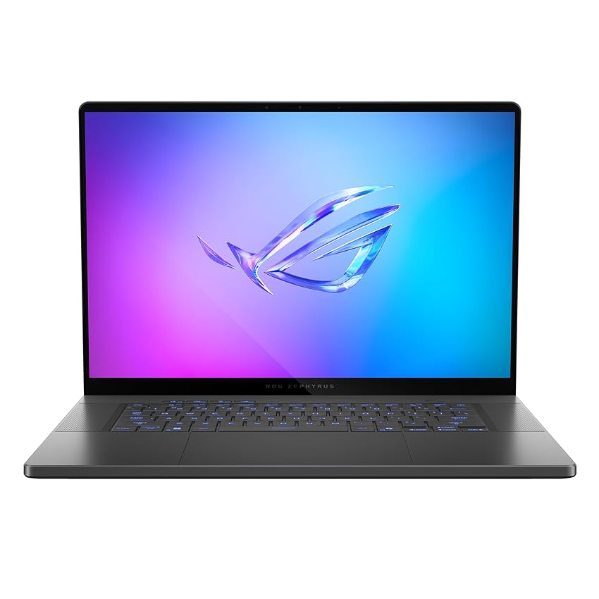 ASUS ROG Zephyrus G16 (2025) con Display OLED ROG Nebula da 16” a 240Hz, NVIDIA GeForce RTX 5070 Ti 12GB, Intel® Core™ Ultra 9 285H, 32GB RAM, 2TB SSD, Win 11 Home, Grigio, Layout ITA