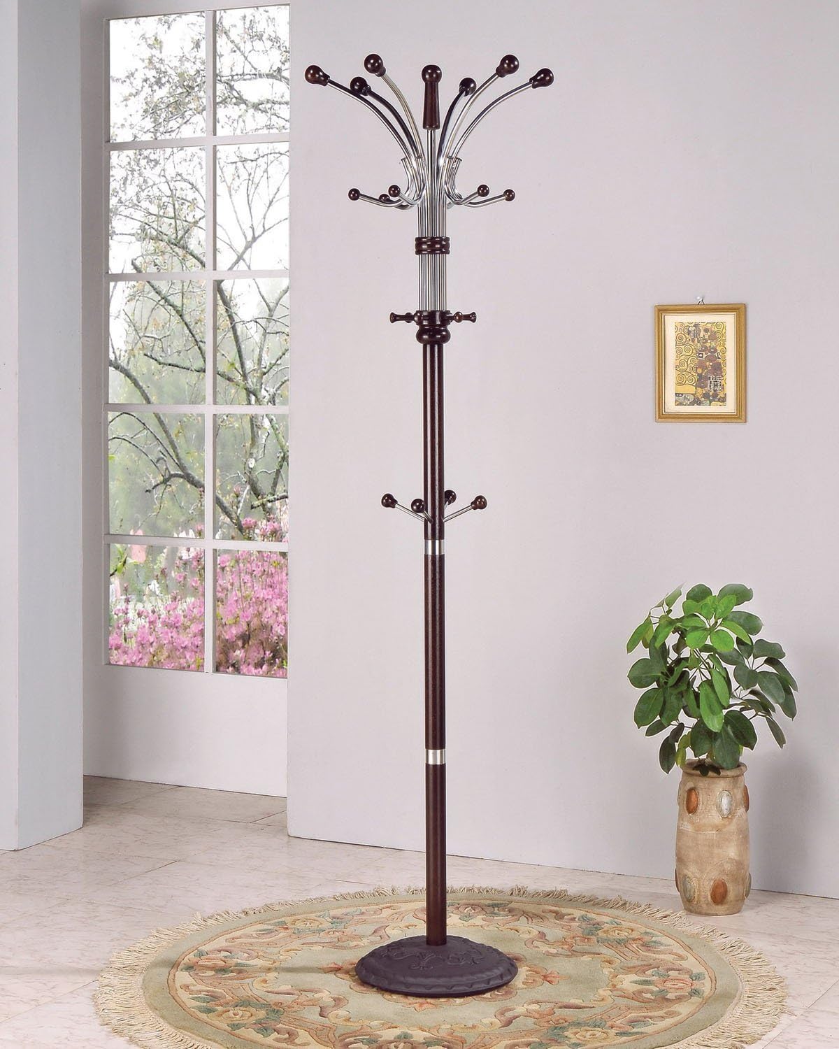 Acme Hubert Coat Rack in Espresso
