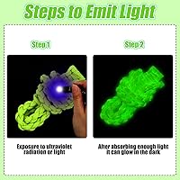 Vista 4 de Frienda Juego de 2 cordones de paracaídas resistentes para el cuello, correa trenzada para la muñeca, 550 llaveros para actividades al aire libre