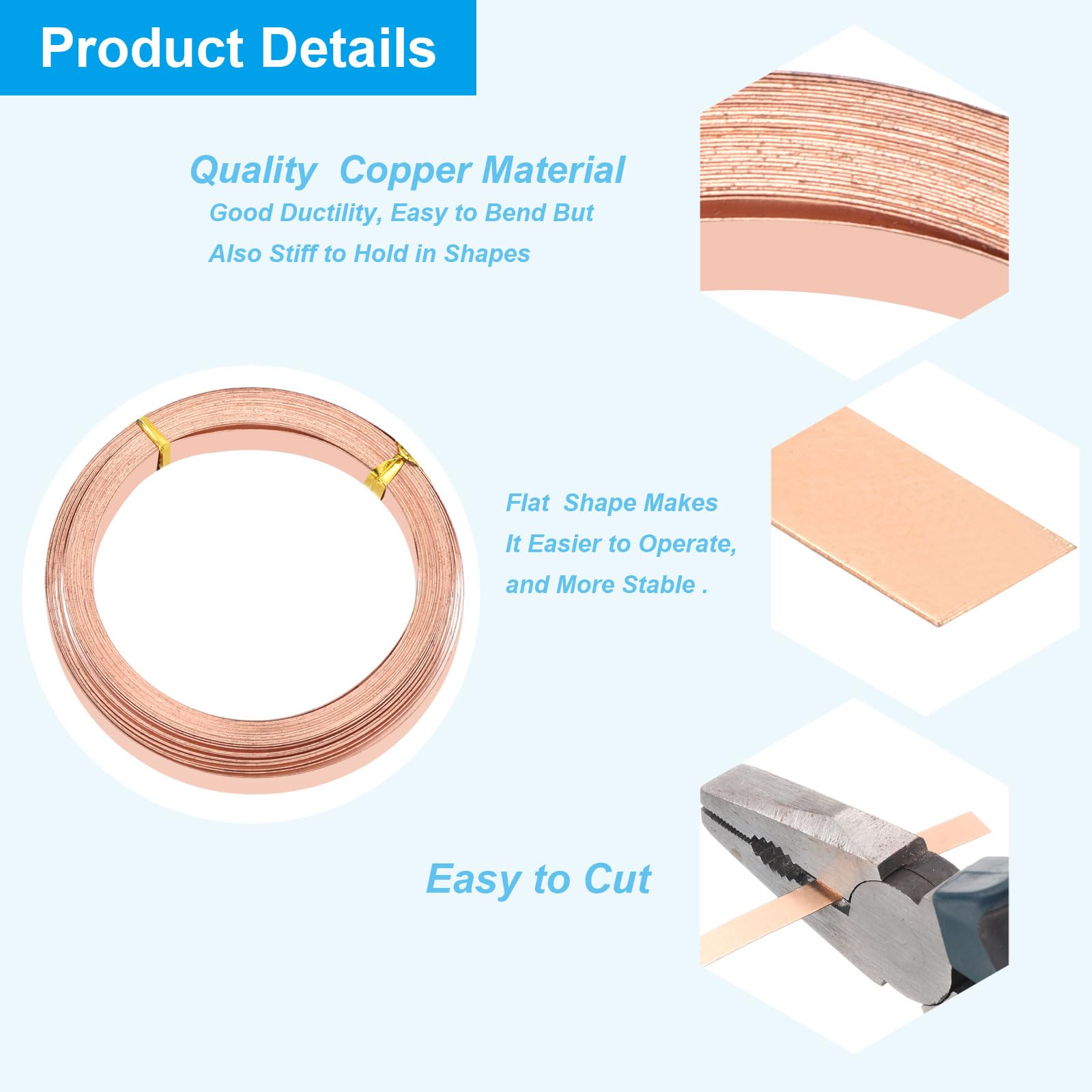 PATIKIL Flat Copper Wire - Image 3
