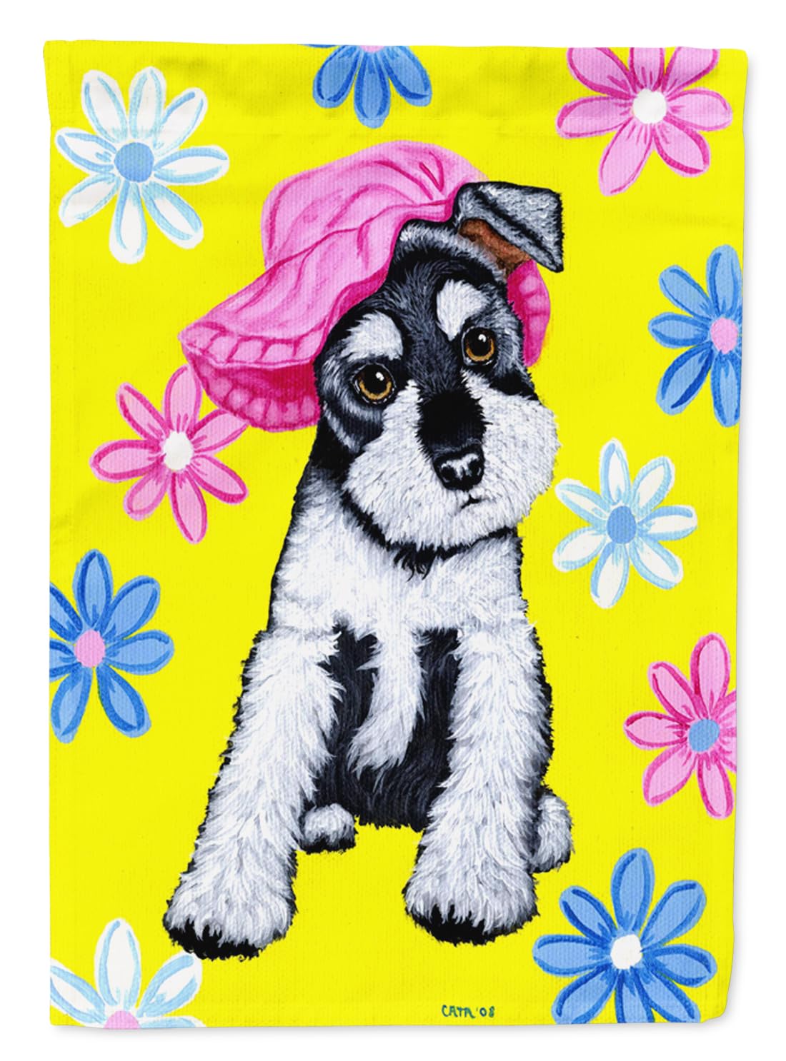Drapeau de jardin Schnauzer AMB1331GF petit modèle multicolore Caroline's Treasures