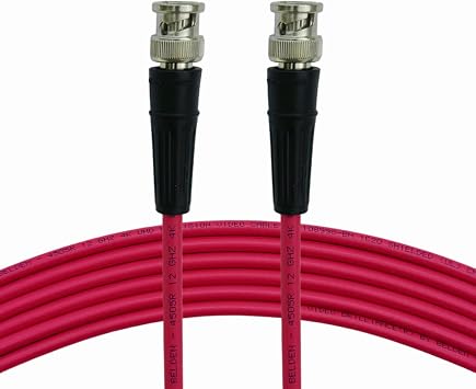 AV-Cables 12G 4K UHD SDI BNC RG59 Cable - Belden 4505R - Red 6ft