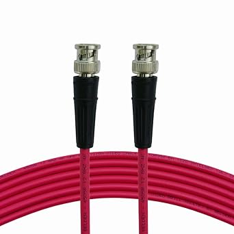 كابل AV-Cables 12G 4K UHD SDI BNC RG59 - Belden 4505R - أحمر 6 قدم
