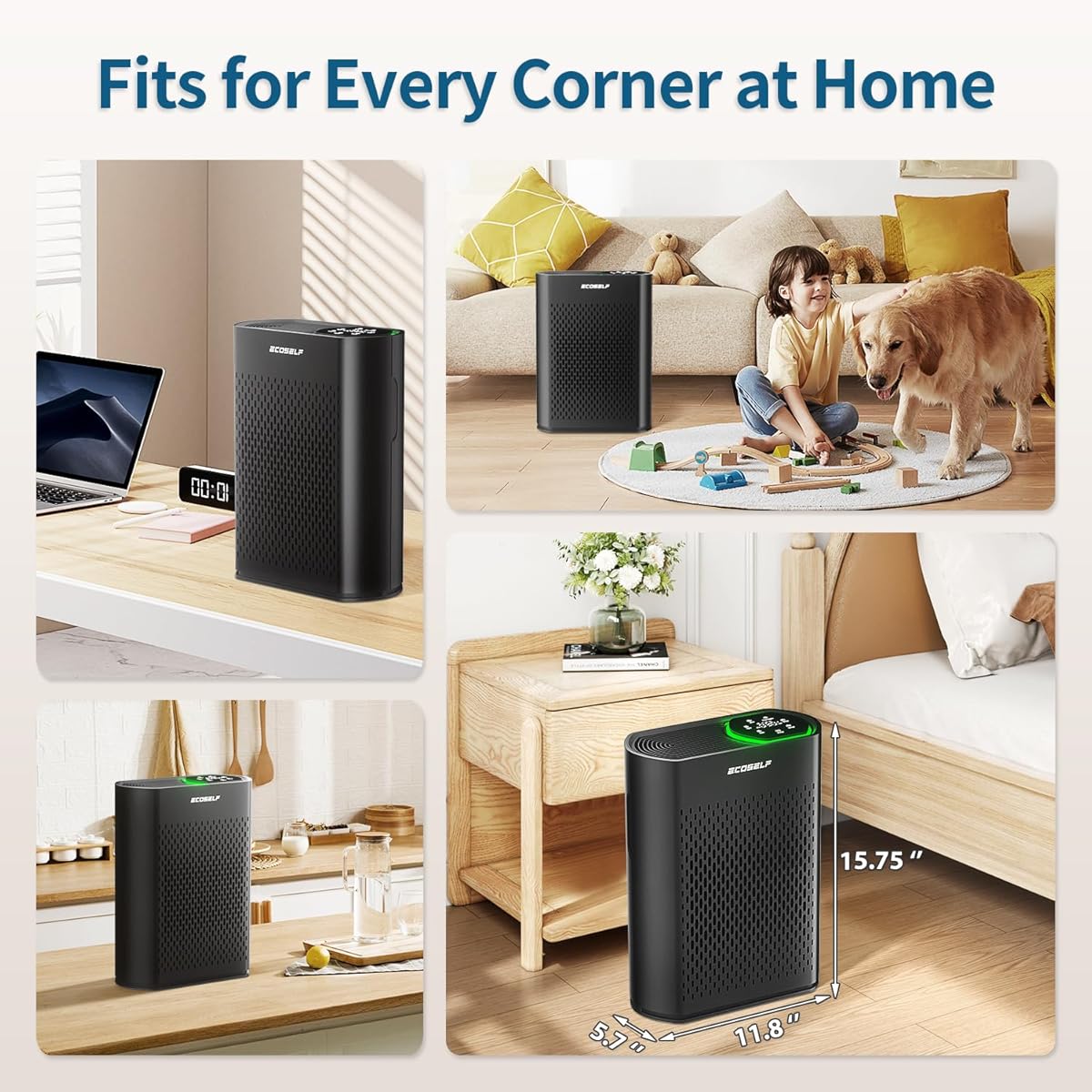 Air Purifiers For Home Large Room, Cover Up To 2400