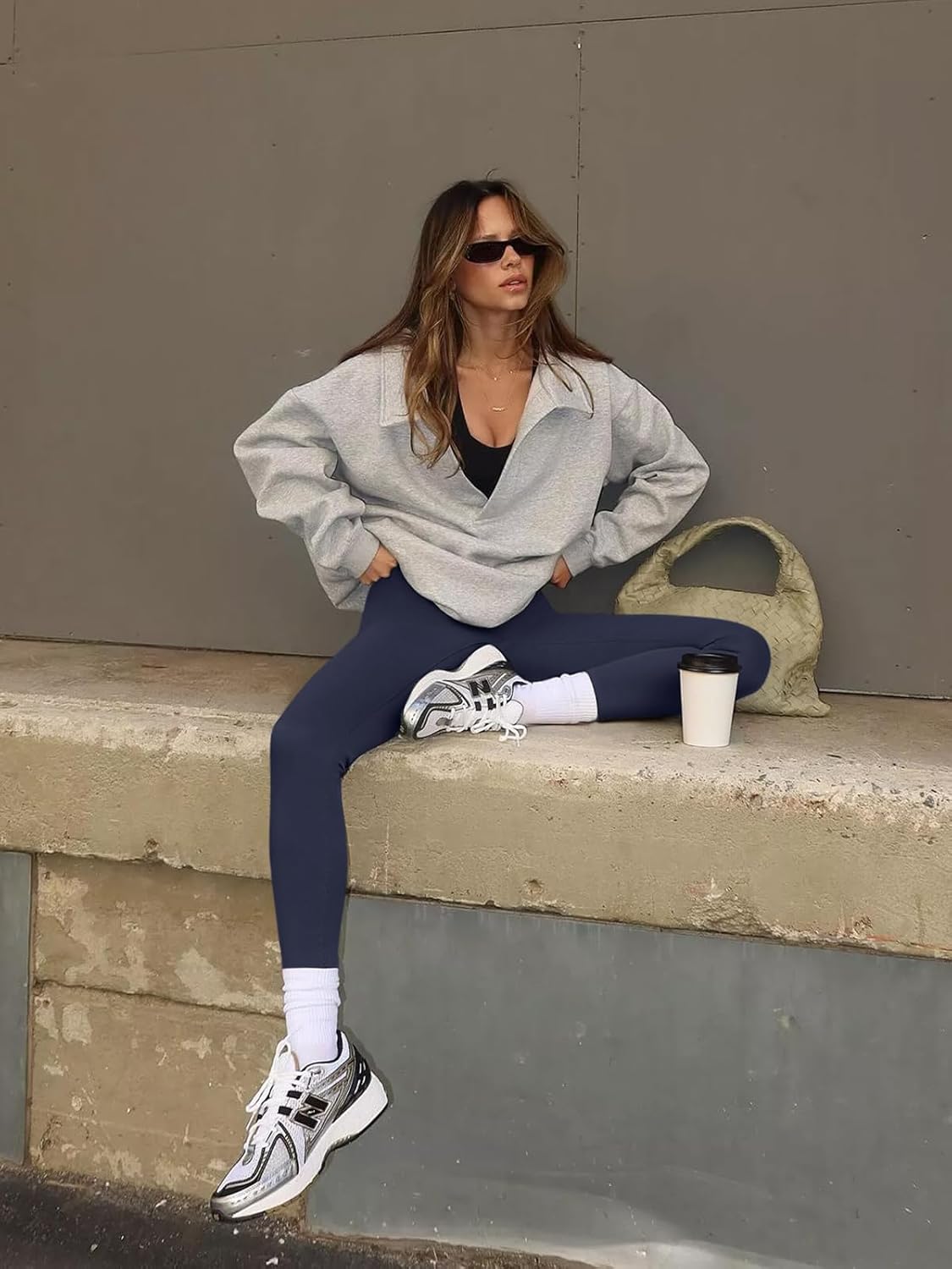 LASLULU Womens Fleece Lined Leggings No Front Seam Thermal Warm Winter Leggings for Women High Waisted Workout Yoga Pants - Image 3