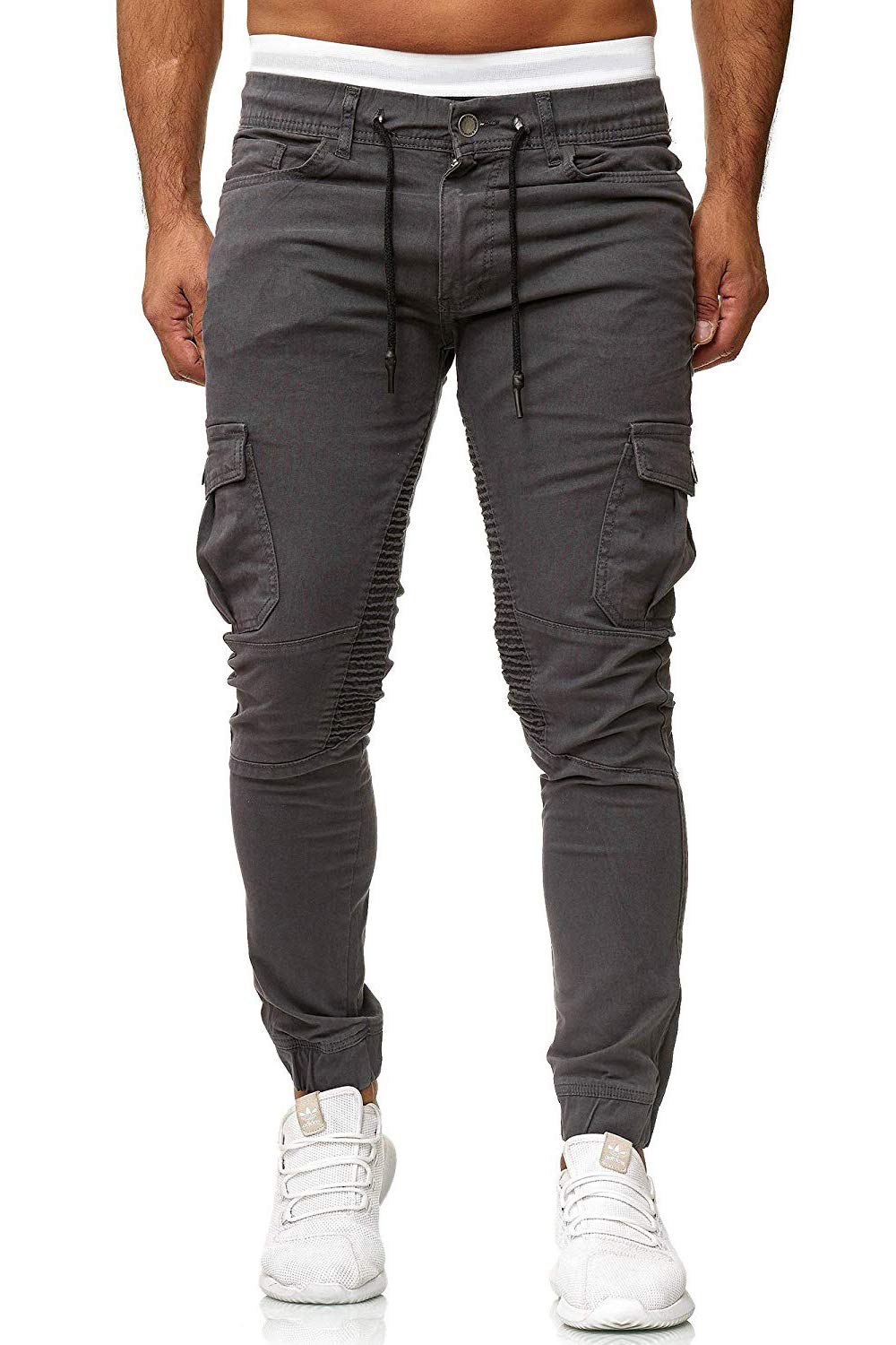 Cassiecy Herren Hose Jogger Chino Cargo Jeans Hosen Stretch Sporthose Herren Hose mit Taschen Slim Fit Freizeithose