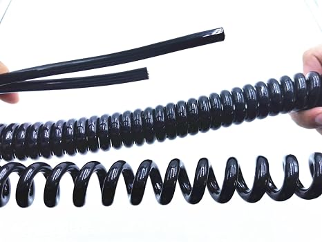 Spring Spiral Wire and Cable 14-core 22AWG Stretch 1 Meter