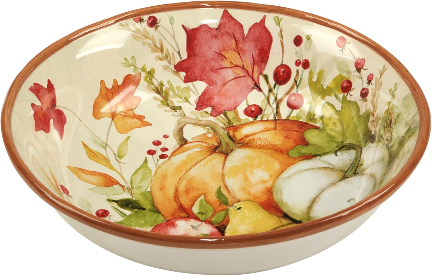 Harvest Blessings Ceramic Serving Bowl – Serve salads, pasta, or side dishes in this elegant fall-inspired bowl that makes every meal feel like a celebration of the harvest season