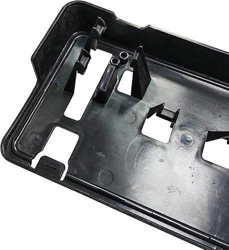 Vista 8 de Soporte de marco de matrícula para parachoques delantero compatible con accesorios Ford F150 2021 2022 2023 2.7L, 3.0L, 3.5L V6, reemplaza