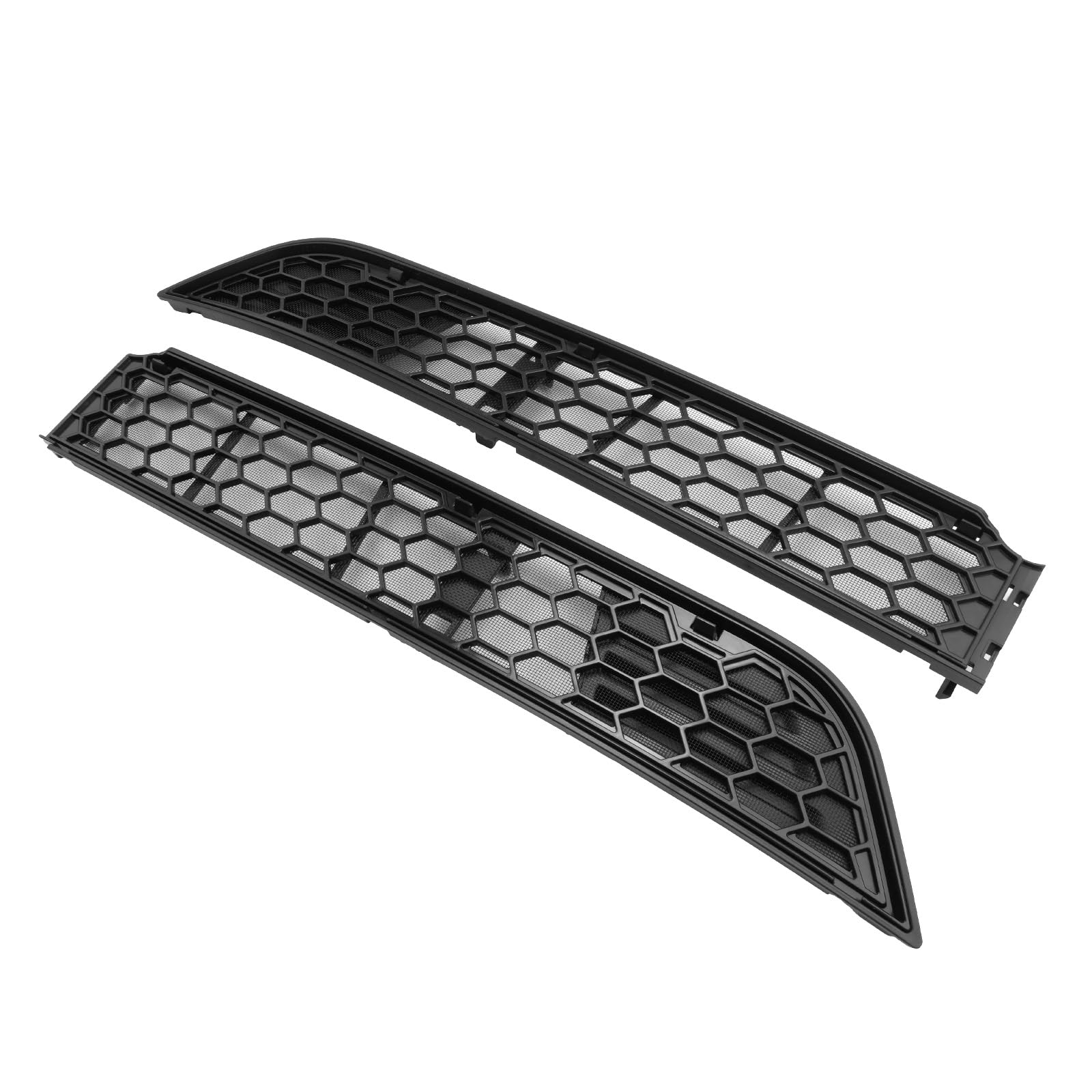 [Lot de 2] LFOTPP Grilles de Calandre Avant pour Tesla Model Y Juniper 2025 2026 2027, Sortie d'air Pare-chocs Inférieur Grilles d'aération Avant de Remplacement pour Tesla Model Y Accessoires