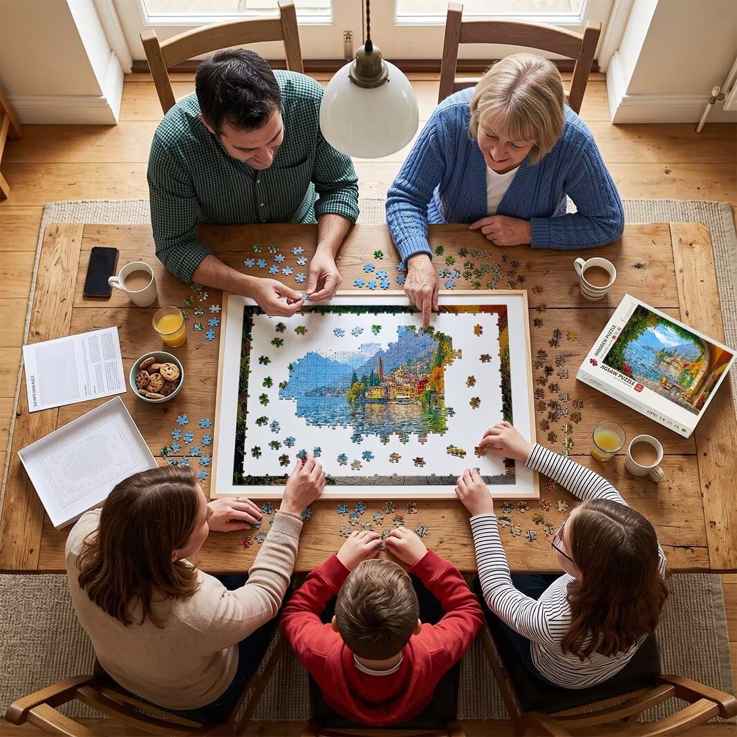 Puzzle Italia, Puzzle 2000 Pezzi Arte per Adulti, Regalo Uomo e Donna -4713
