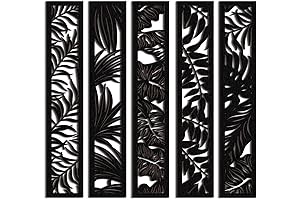 5-Piece Wooden Wall Art: Enhance Your Home Décor with Nature's Touch