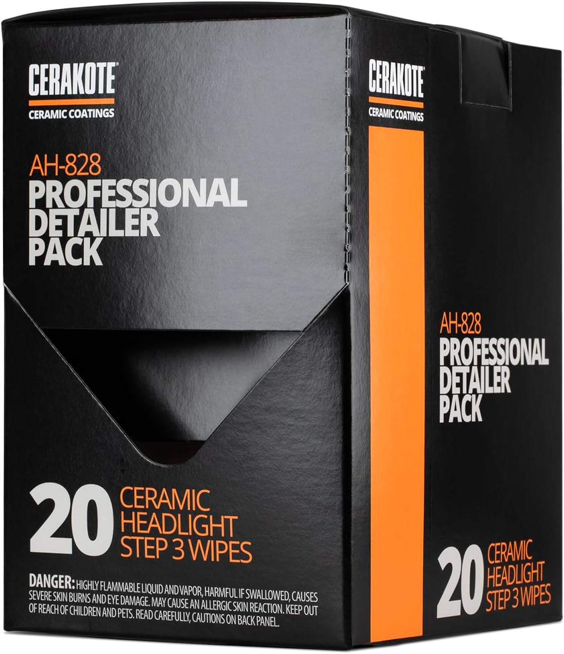 Ceramic Headlight Restoration Professional Detailer Pack (20 Ceramic Wipes) - Brings Headlights Back to Like New Condition - Step 3 Only