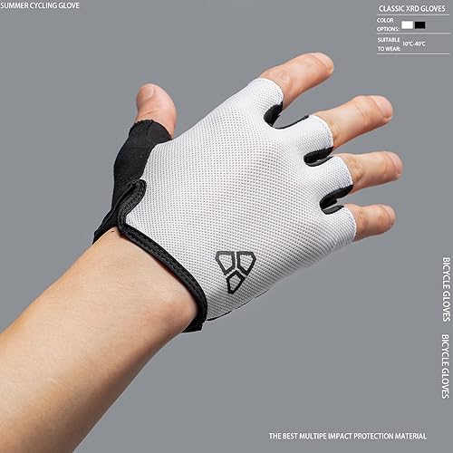 Miniatura 3 de Guantes de ciclismo Antideslizante, almohadilla XRD que absorbe los golpes, guantes de ciclismo MTB ligeros y transpirables para hombres y mujeres