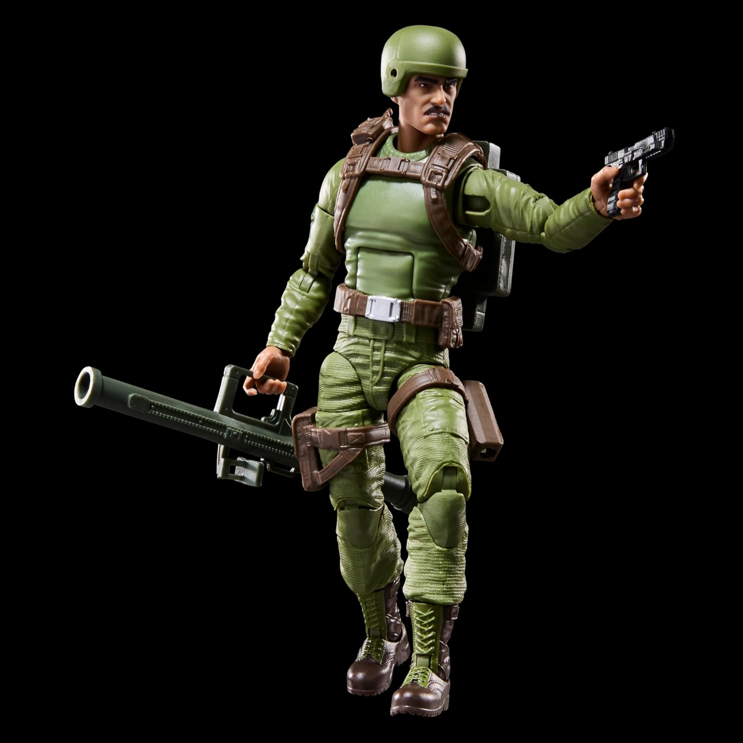 G.I. Joe Classified Series Retro Cardback Rafael “Zap” Melendez, Collectible 6 Inch Action Figure with 12 Accessories