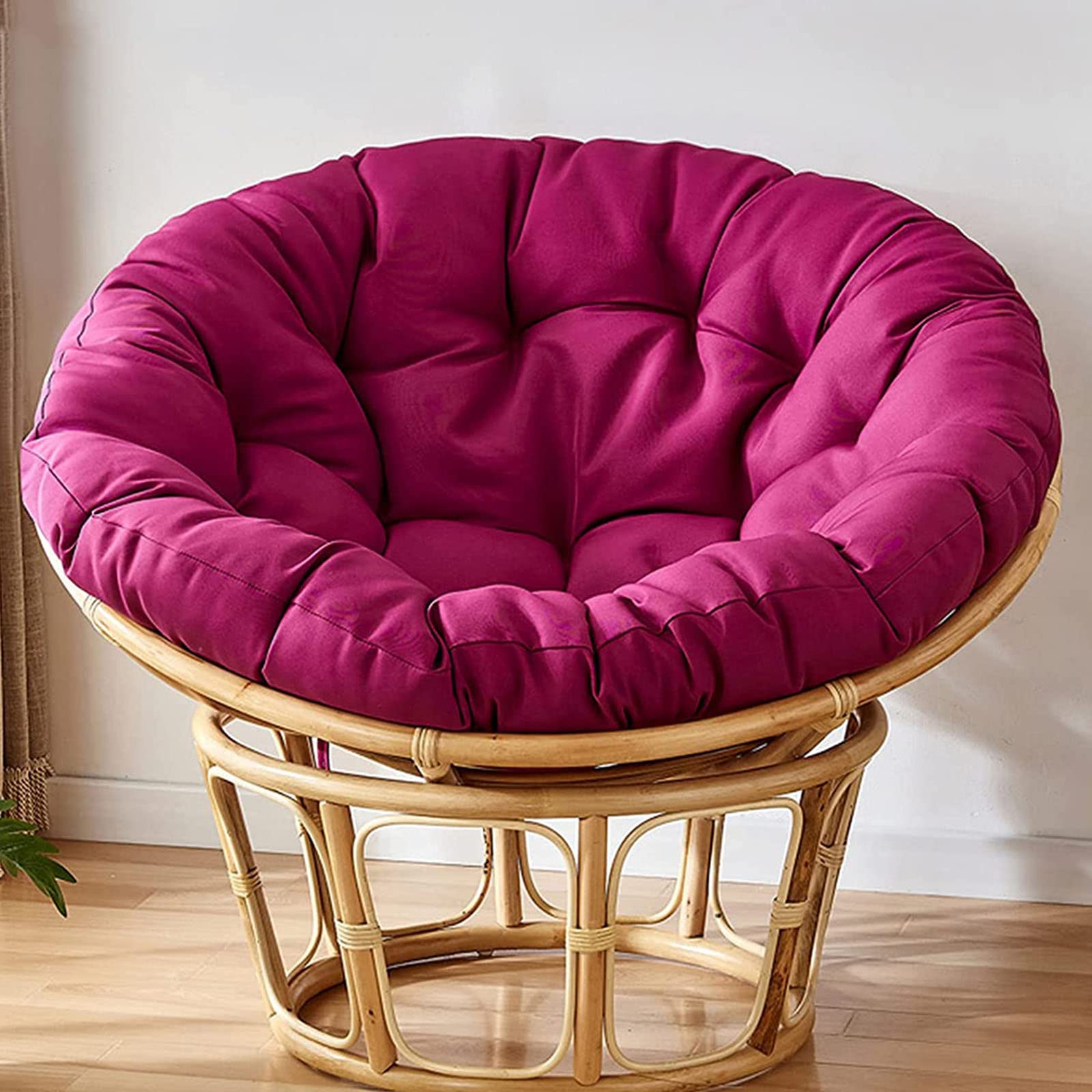 BESTXH Papasan Round Chair Cushion Pads Only, Thick Chair Cushion Pad, Waterproof Removable Seat Chair Cushions, Hanging Swing Pad, for Outdoor Egg Chair (Without Chair),ordinaryF,180 * 180cm — image 1