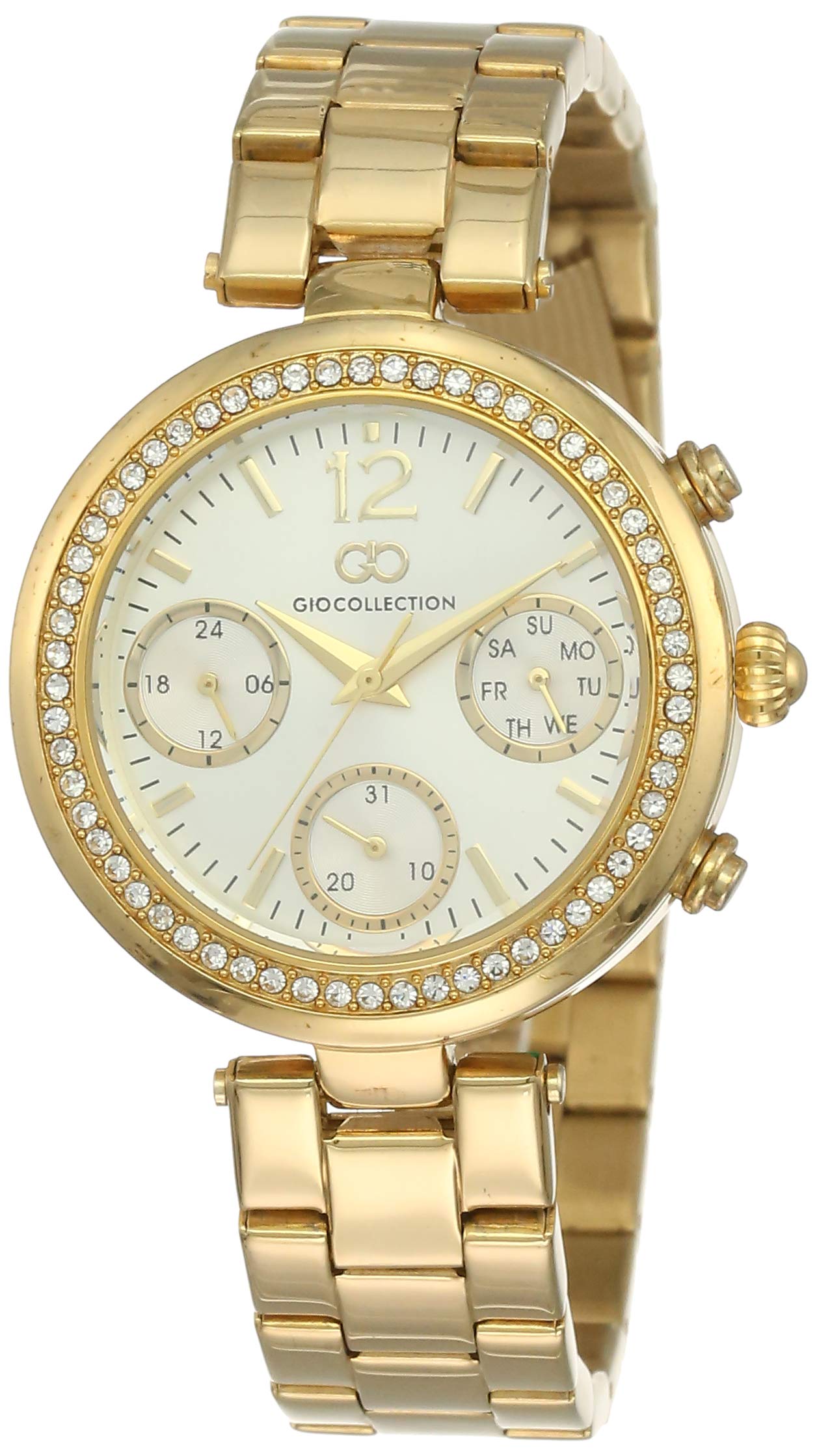 Gio Collection Analog White Dial Womens Watch-G2005-22 (B017SUXNFI) Amazon Price History, Amazon Price Tracker