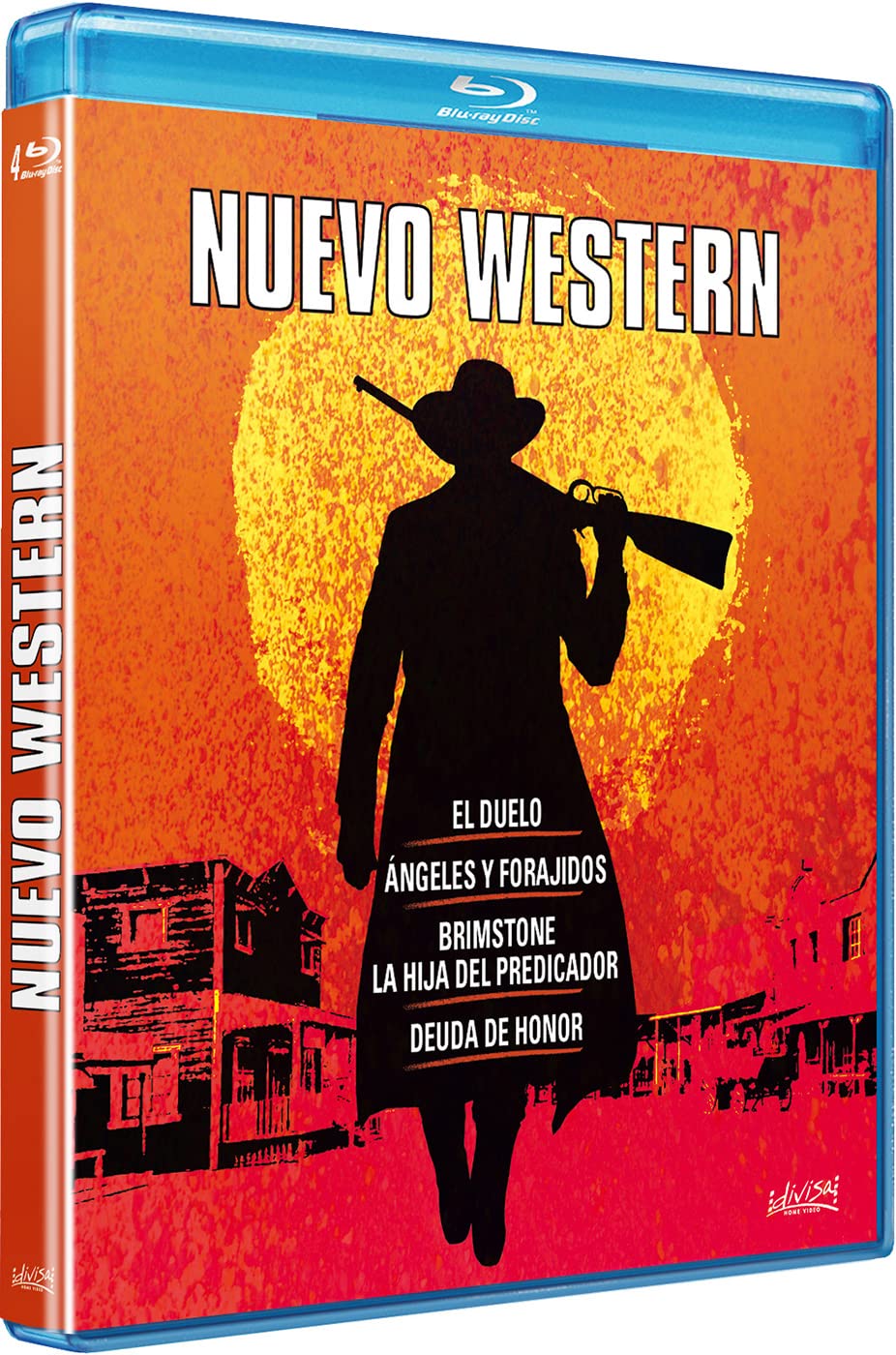 Nuevo Western (Blu-ray) Pack 4 peliculas: El Duelo / Angeles y Forajidos / Brimstone La Hija del Predicador / Deuda de Honor