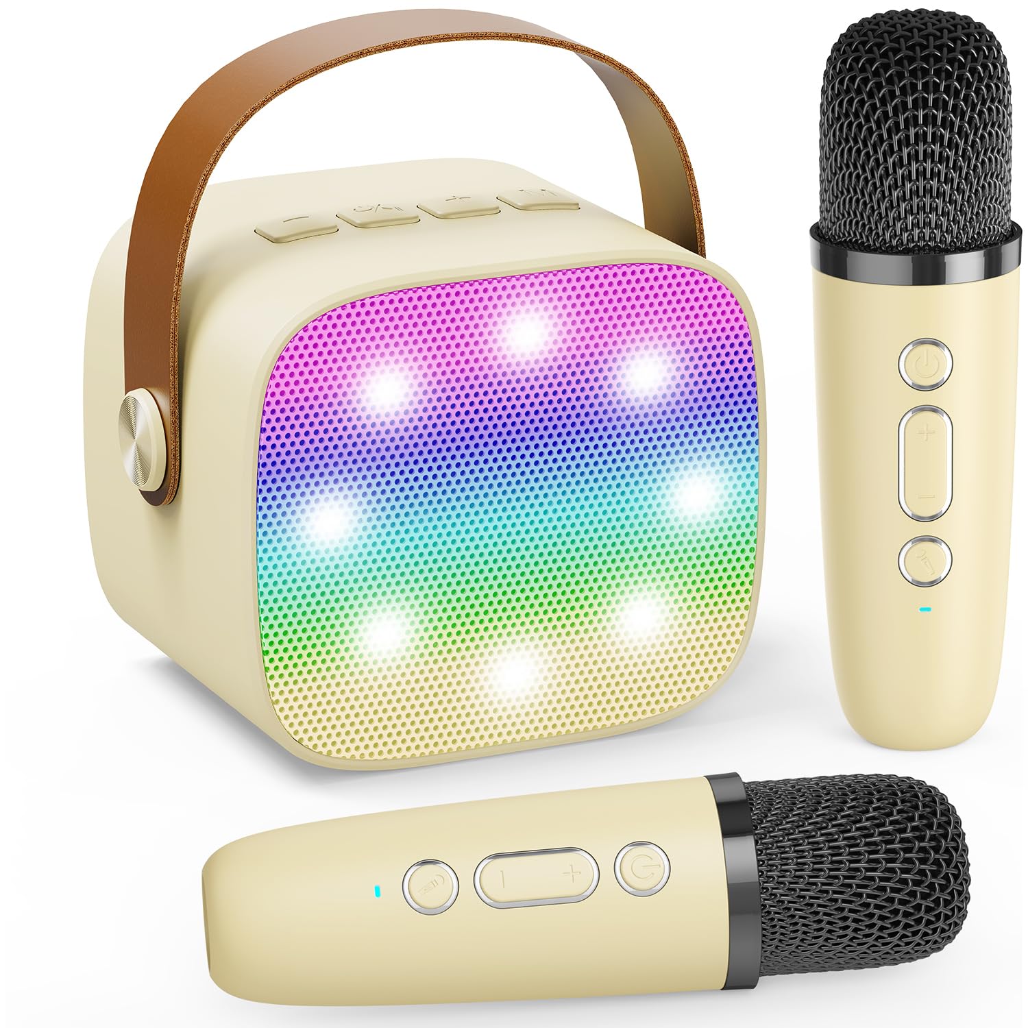 Daewoo AVS1302 Bluetooth draagbare karaokemachine met 2 bedrade