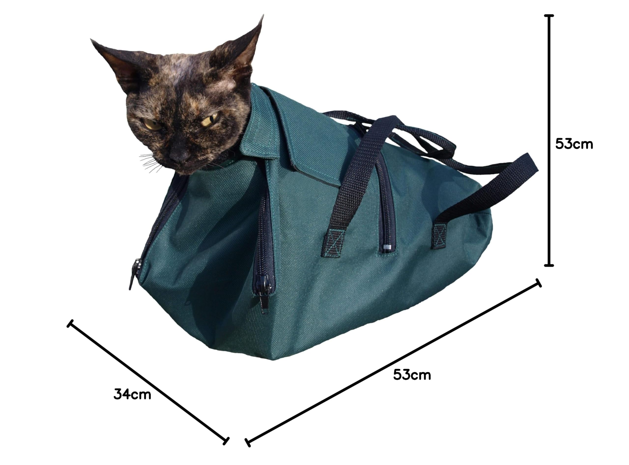Borsa di Alta qualità per Gatto, Coniglio: Toelettura, Tenuta, Contenzione, Esami medici veterinari - 3 Taglie 2 Versioni