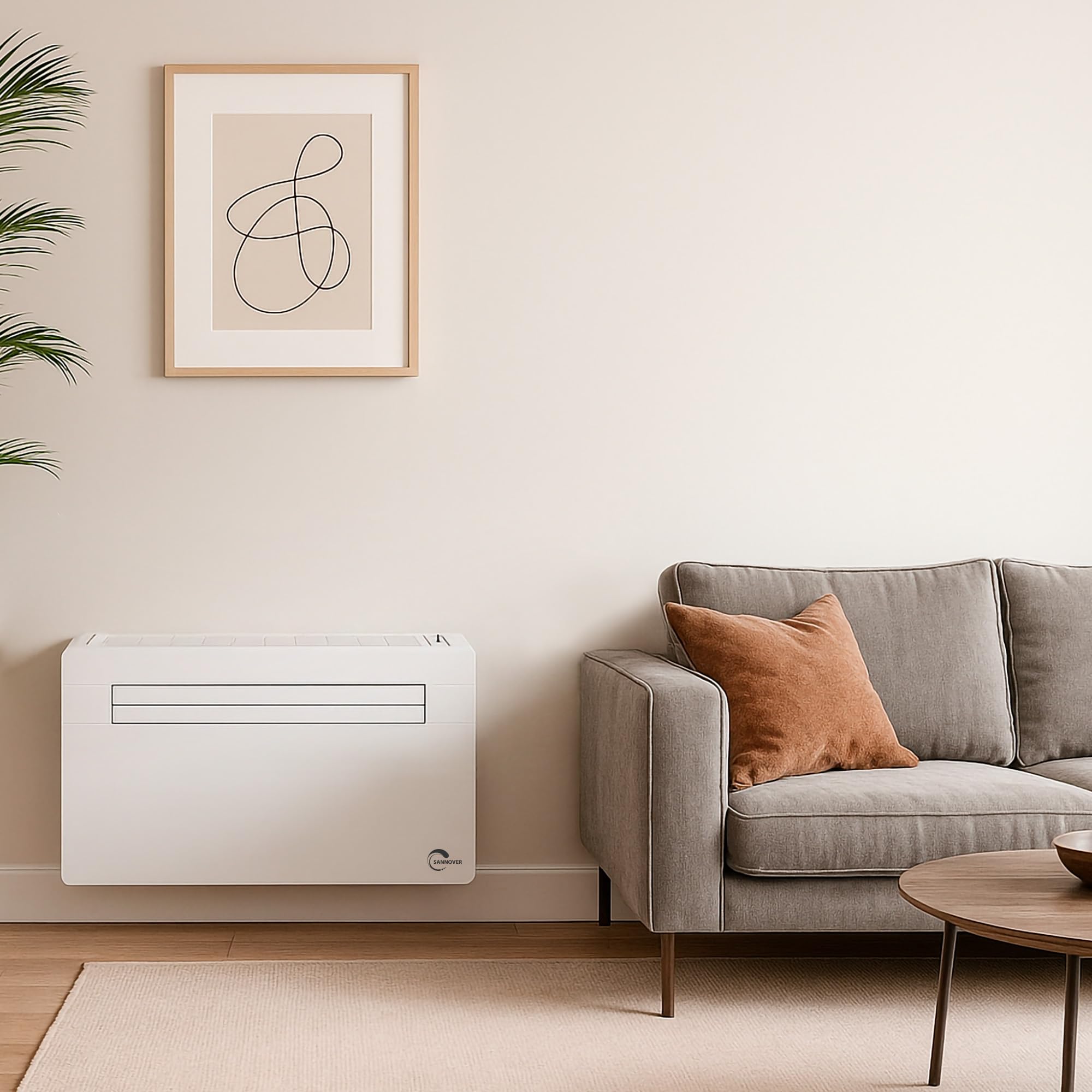 Klimatyzator, monoblok, odwracalny (ciepło/zimno), 2,5 kW/9000 BTU, Fresho, 12 KM Sannover