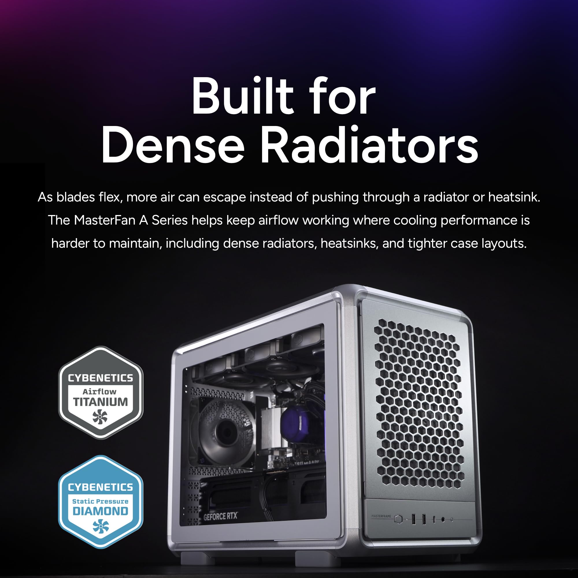 Cooler Master MasterFan A120 - Ventilador de caja, alta presión de aire