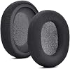 headphone sponge headphone pad pad pad arctis compatible with SteelSeries arctis 1 3 5 7 9x Pro 1 headphone pad arctis 5 headphone sponge arctis 7 headphone pad arctis 9 sponge Black - Black Fabric