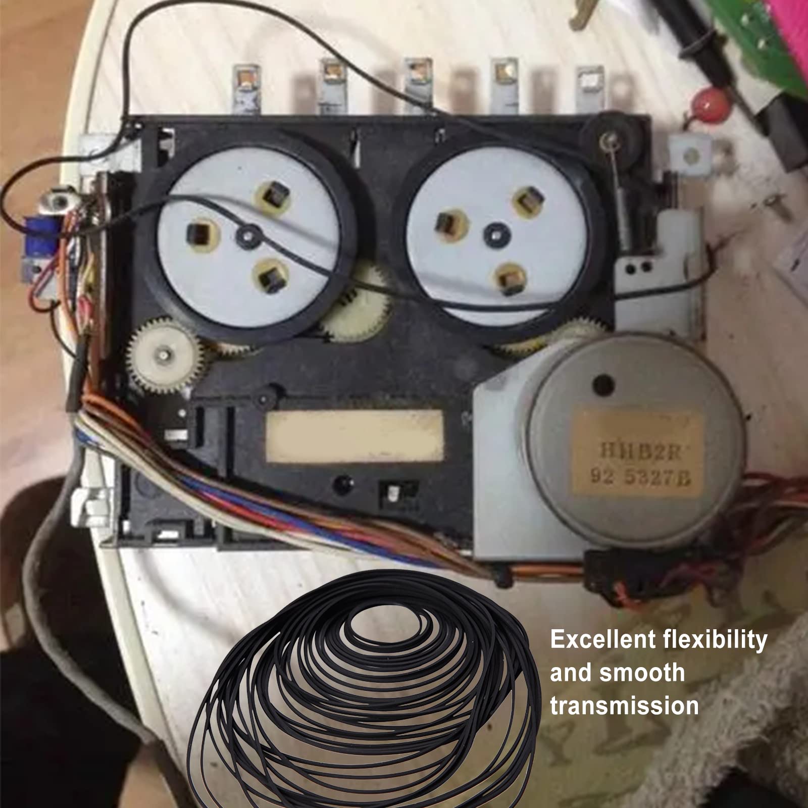 Cinghie Per Registratori A Cassetta - 50 Pezzi, Gomma, Per Riparazione Walkman E Lettori - Foto 9